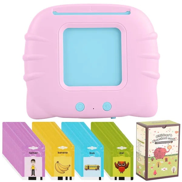 224 Words Kid Talking Cards 112 Card Electronic Cognitive Audio Toddler Reading Machine Animal