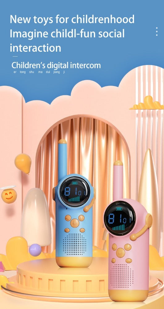 Blue And Pink Walkie-talkies - Two Packs