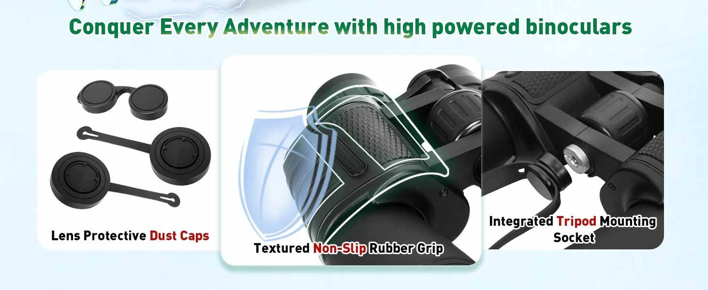 20X50 Outdoor Binoculars, High-power Outdoor Enthusiasts