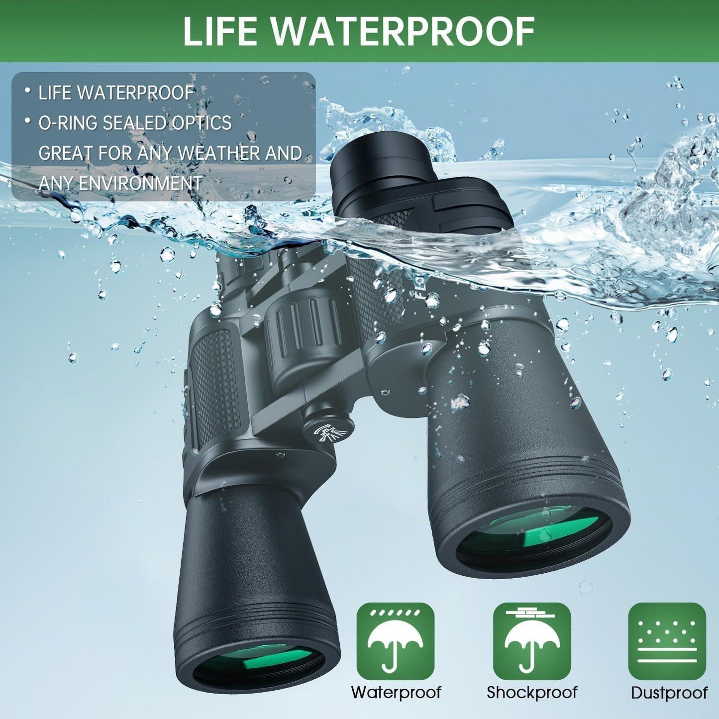 20X50 Outdoor Binoculars, High-power Outdoor Enthusiasts