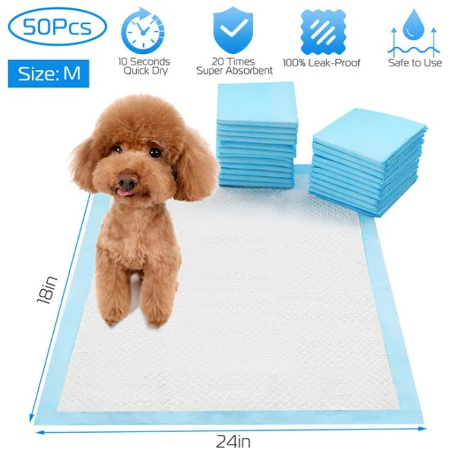 50Pcs Set Dog Training Pads