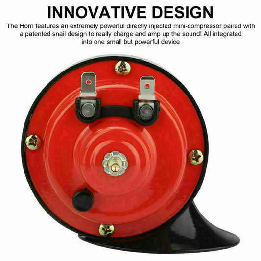 12V 300DB Super Loud Train Horn Waterproof For Motorcycle Car Truck SUV Boat