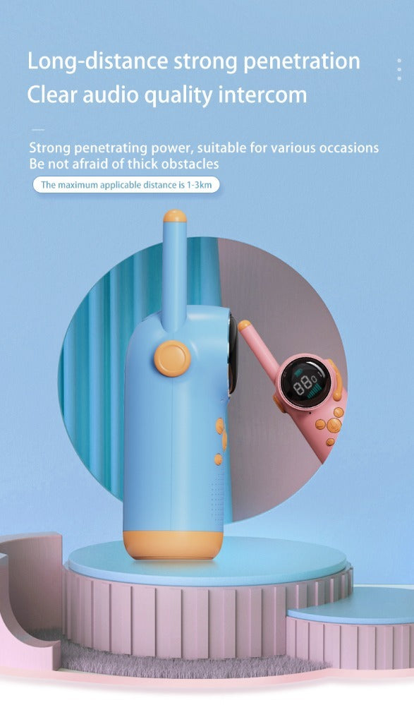 Blue And Pink Walkie-talkies - Two Packs