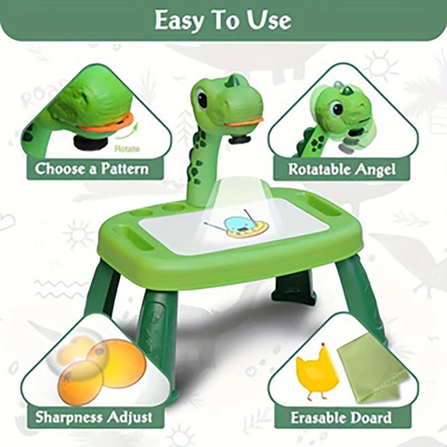 Refresh Your Space With Smart Projection Painting Machine And Dinosaur Elements