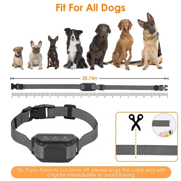 Citronella Bark Collar For Dogs Spray Bark Collar Anti Barking Control For Small Medium Large Dogs IP65 Waterproof No Electric Shocks