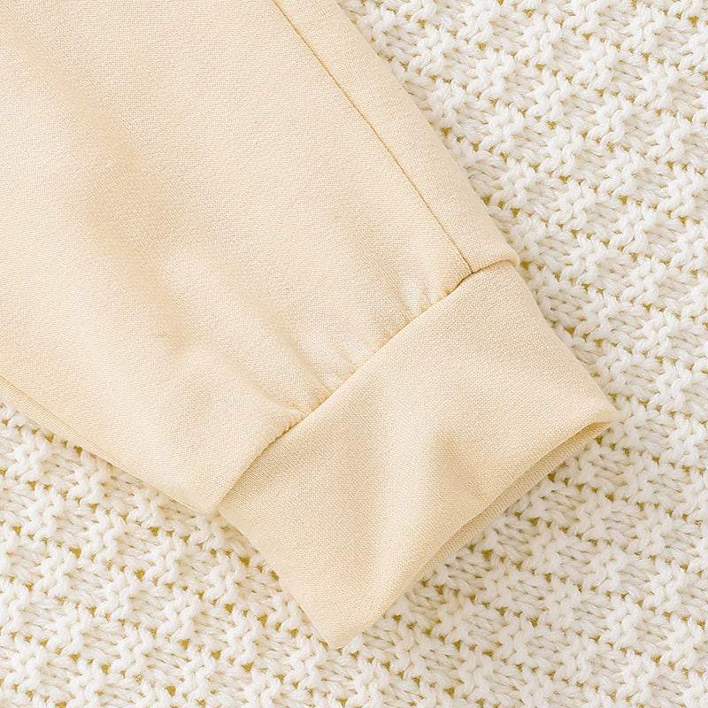 Baby Girls 2Pcs Christmas Outfits MERRY Christmas Letter Print Round Neck Long Sleeve Sweatshirt & Pants Set