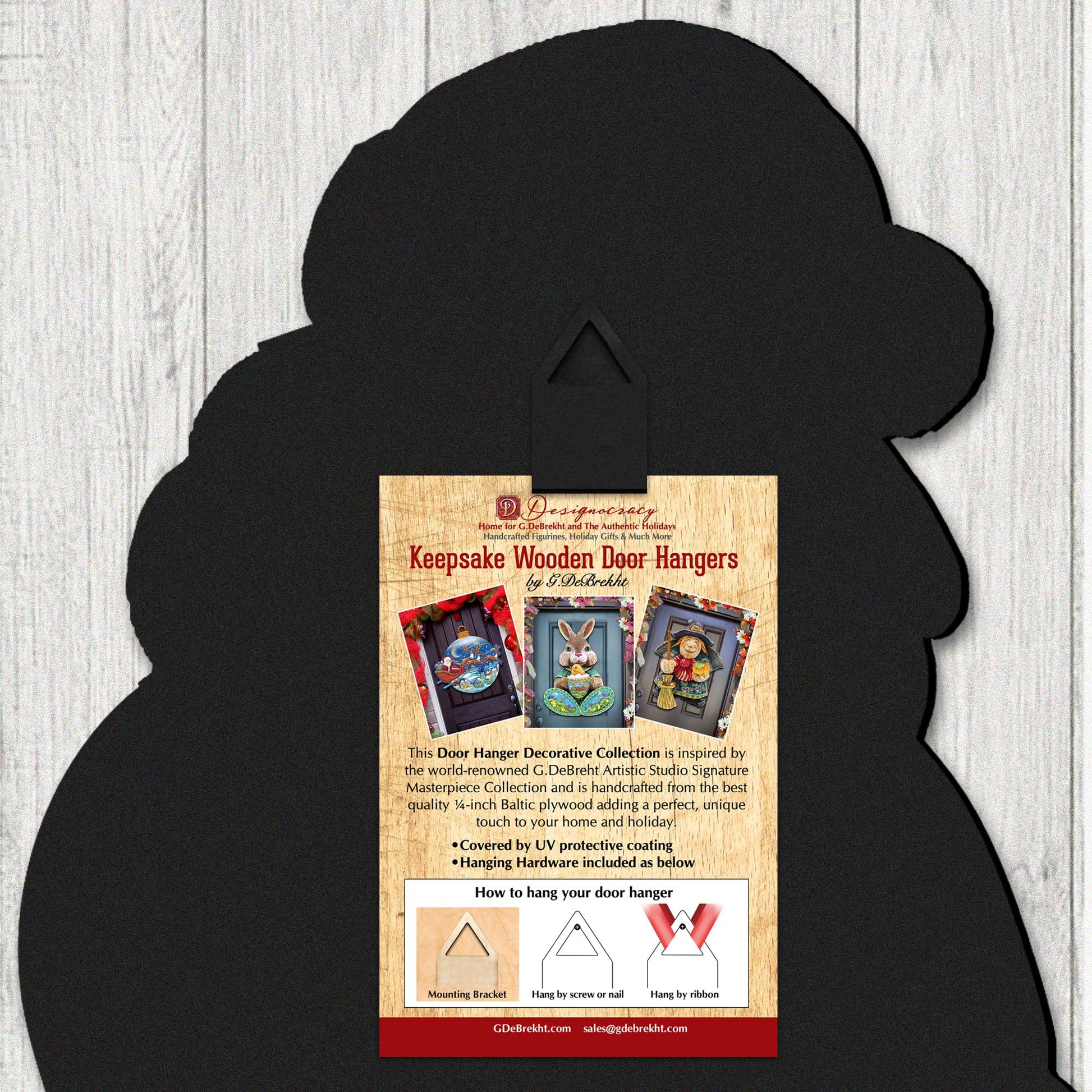 Be Mine Gnome Wooden Door Hanger Valentine Wall Art by G. DeBrekht - Love Family Kids Decor - 8611019H-3